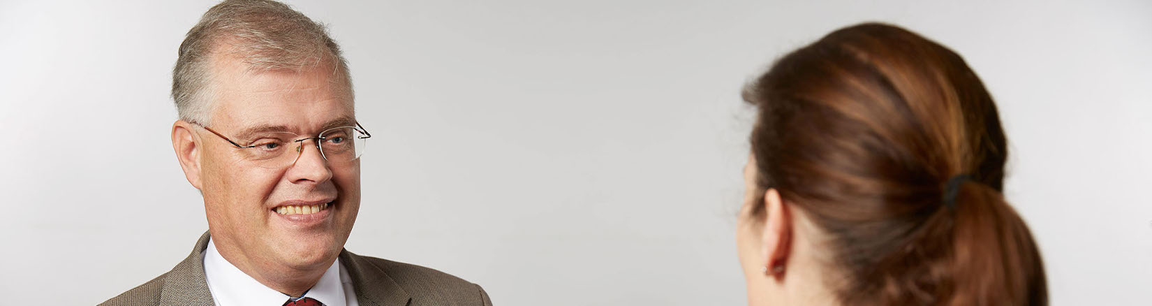 Rechtsanwalt Bräutigam im Mandantengespräch